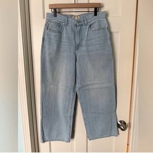 Madewell the perfect vintage jeans wide leg crop 29